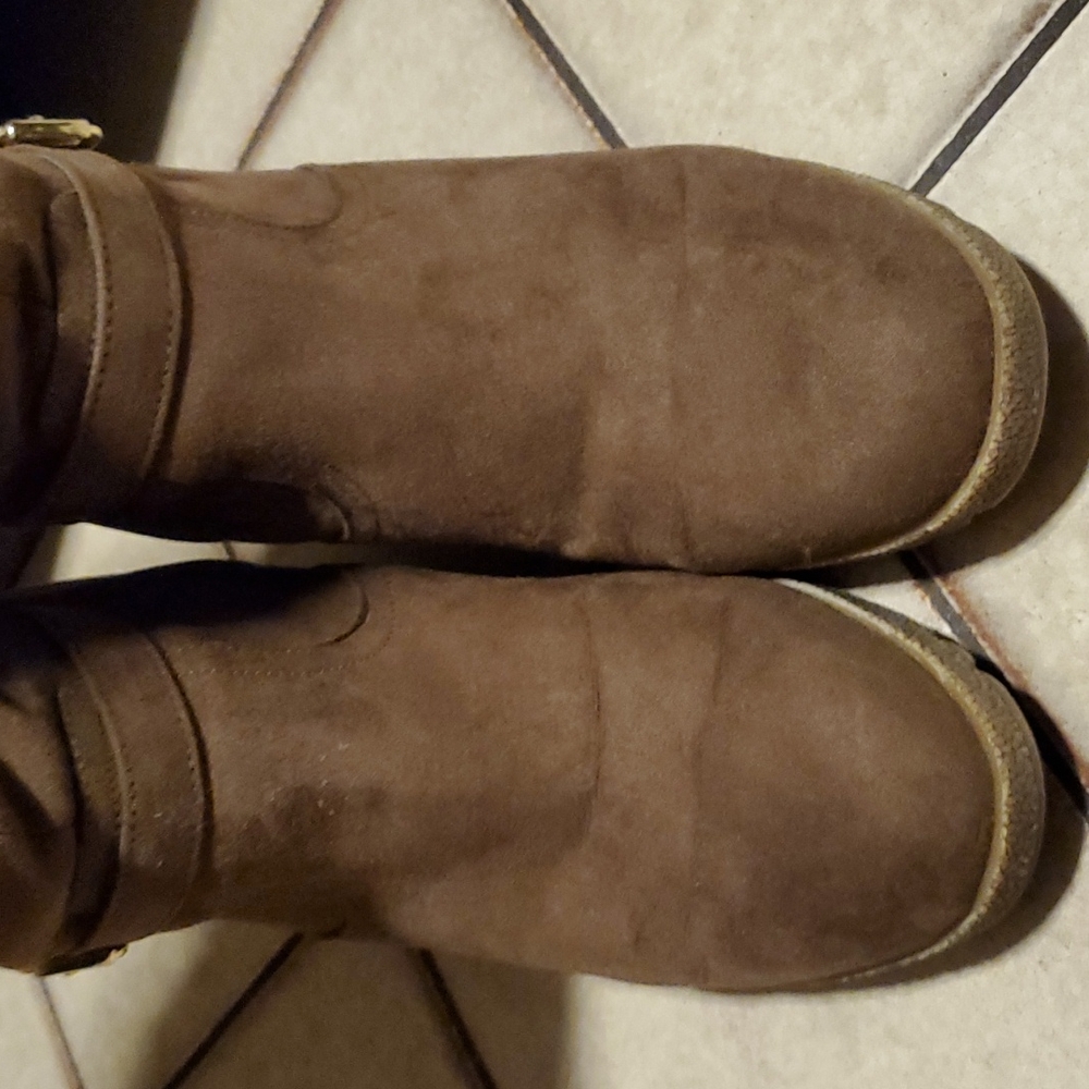 Unisa Brown Wedge Boots Woman's Size 11 - Picture 8 of 16